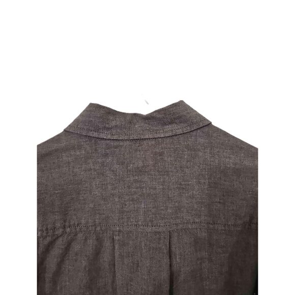 Levis Red Tab Long Sleeve Beige Chest Pocket Button-Up Shirt Medium - Picture 11 of 12